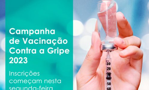 Campanha de Vacinação contra a Gripe: inscrições a partir de 20/03